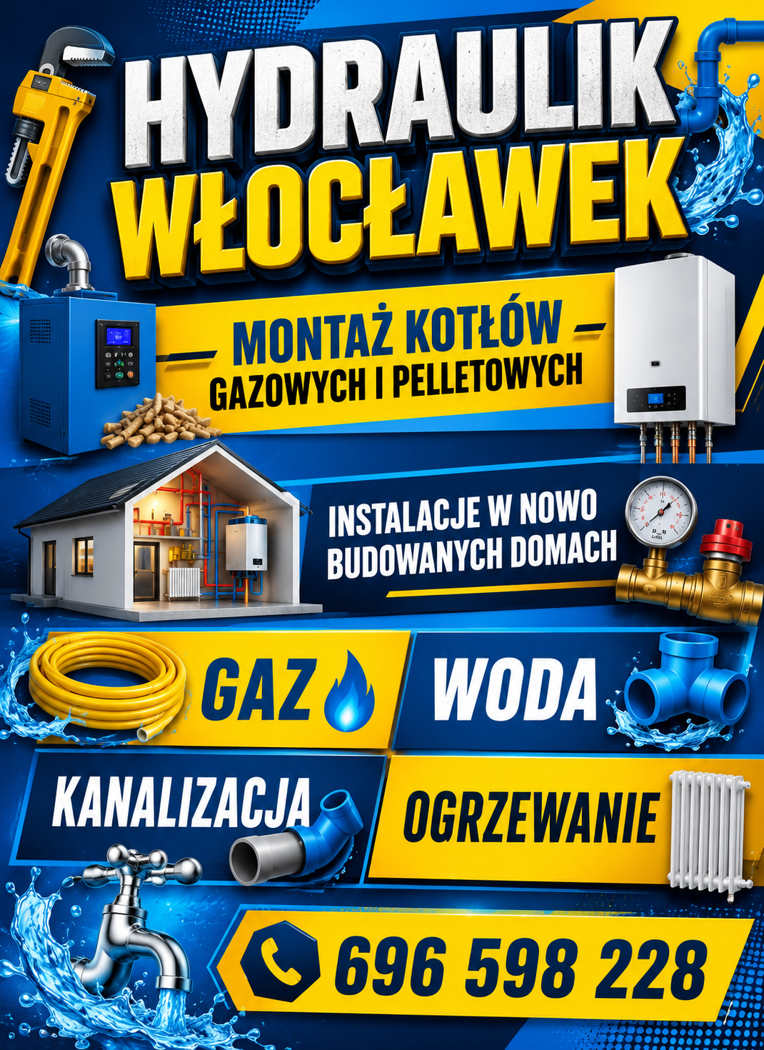 Usługi hydrauliczno-instalacyjne 