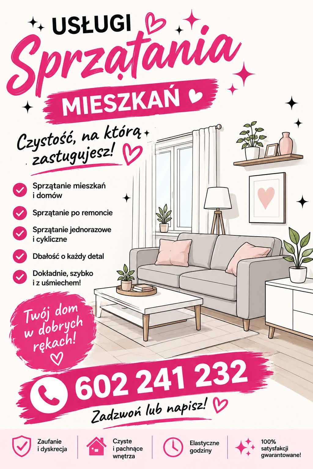 Profesjonalne sprzątanie mieszkań