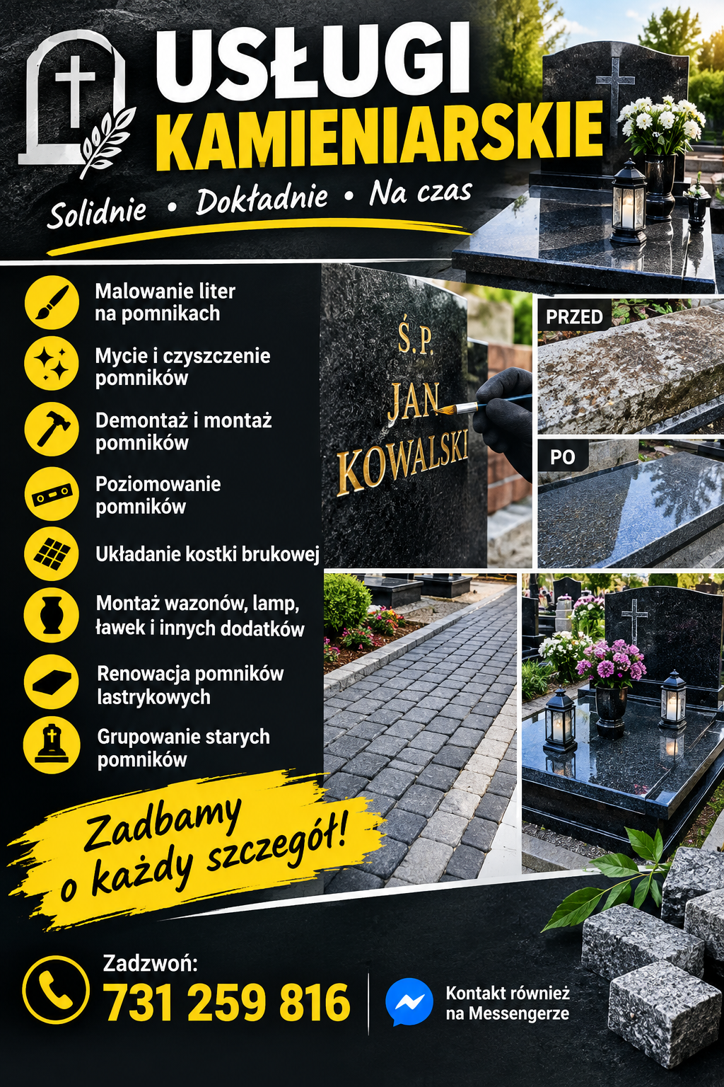 Usługi kamieniarskie