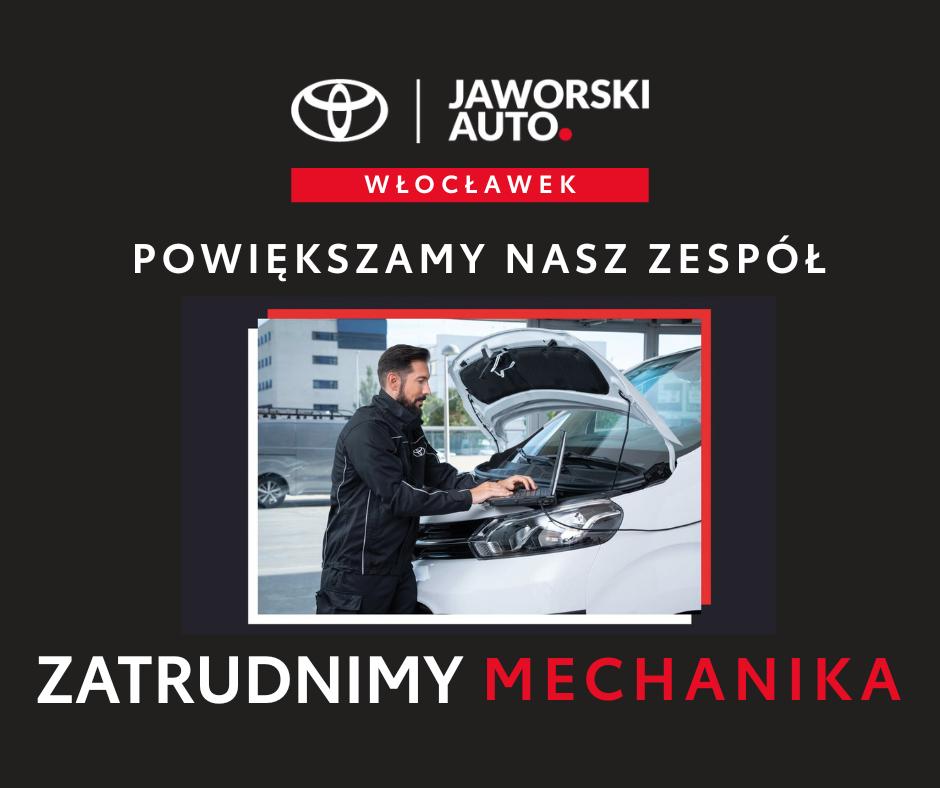 Mechanik samochodowy w Toyocie 